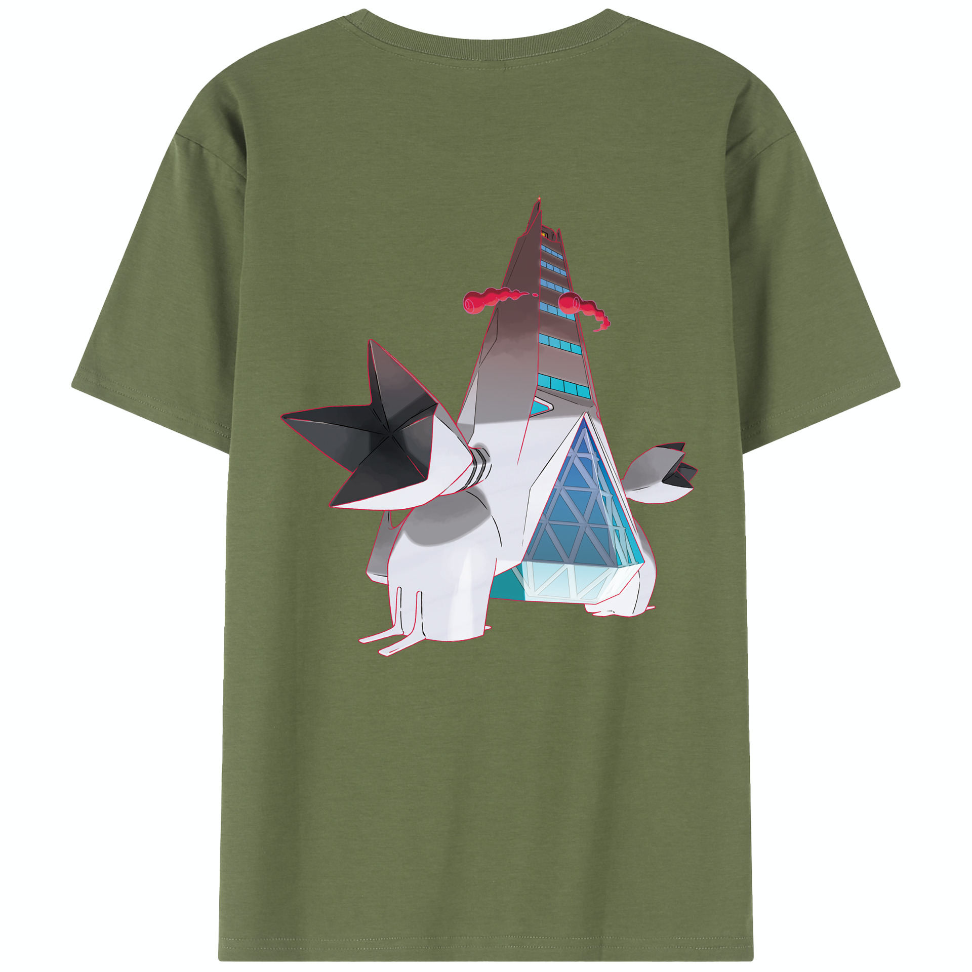 （画像用） ポケットモンスター Pokémon 綿100％半袖Tシャツ（背面プリント）